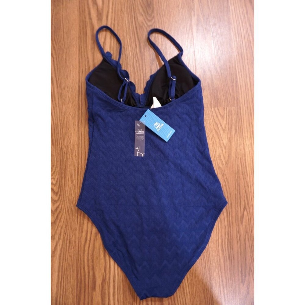 Cupshe Ruffled Adjustable Straps One-Piece Swimsuit, Size S NWT - Picture 5 of 7